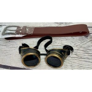 Spirit Halloween Steampunk Goggle & Belt Set